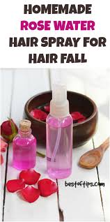 Diy Rose Water Hair Fall Spray Eau De Rose Chute De Cheveux Remede Cheveux D Automne