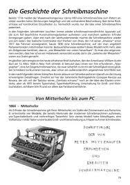 Geschichte Der Schreibmaschine - Typewriters.ch