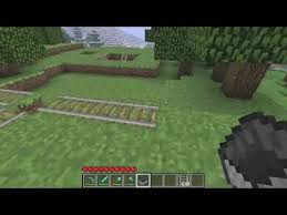 5 fastest ways to mine diamonds in minecraft! Minecraft Tutorial How To Build A Minecraft Minecart Track Youtube