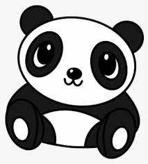 A panda can weight up to 300 pounds and can spend around 15 hours eating! Clipart Panda Easy Cartoon Panda Easy To Draw Free Transparent Clipart Clipartkey