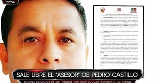 Caso Gabinete en la Sombra: Abel Cabrera, exfinancista de Pedro Castillo,  saldrá en libertad