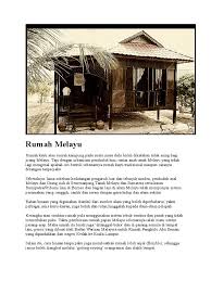 Jabatan akademi seni melaka, institusi teknologi seni malaysia. Rumah Melayu Doc