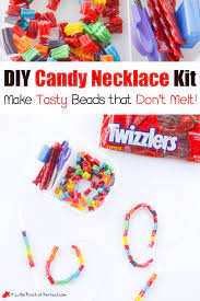 Diy Candy Necklace Kits For Kids Kids Candy Diy Candy Diy Gifts For Kids