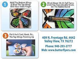 Magic butterflies fly out of your wedding invitations surprising your correspondents. Surprise Wind Up Flying Butterfly Butterflyers