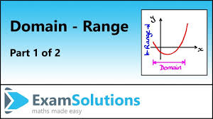 Domain And Range Examsolutions