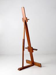 Vintage Floor Easel In 2021 Floor Easel Wooden Easel Wood Easel