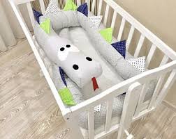 baby crib bumper grey blue green kind dragon pillow handmade baby bed bumper baby shower present baby crib bumpers crib bumper baby bed