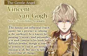 He is responsible for offering the inhabitants of the mansion a taste of eternity and granting them their second lives as vampires. Walkthrough Ikemen Vampire Vincent Van Gogh Otome Obsessed