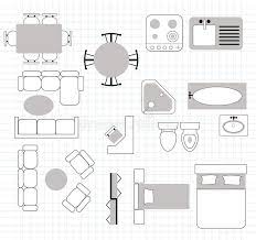 Floor Plan With Furniture Vector Drawings Of Various Objects Sponsored Ad Ad Plan Objects Floor Plan Furniture Floor Plan Drawing Floor Plan Symbols
