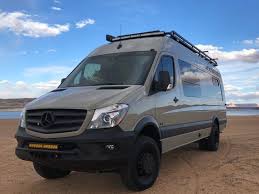 Camper Van Sleeps Four And Hides A Clever Bathroom Mercedes Camper Van Van Camper