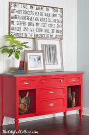 Red Buffet Table The Lilypad Cottage Red Buffet Home Decor Decor
