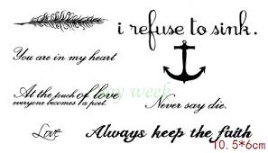 waterproof temporary tattoo sticker