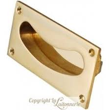 Poignee Cuvette Encastrable Laiton Forme De Main Laiton Poignee Laiton Poli