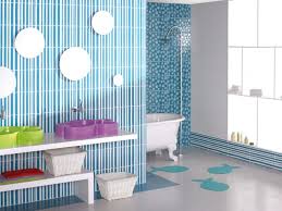 Petite powder rooms and smaller bathrooms present a unique design challenge: 30 Colorful And Fun Kids Bathroom Ideas