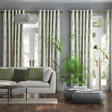 Let these chic green living rooms inspire your next design project. Eaton Embroidered Olive Curtains