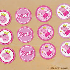 Free Peppa Pig Party Printables Peppa Pig Birthday Party Peppa Pig Party Peppa Pig Cupcakes