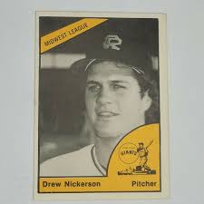 1977 TCMA Cedar Rapids Giants #12 DREW NICKERSON (D)