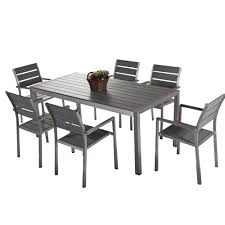 Shop our best selection of wood outdoor kitchen & dining room tables to reflect your style and inspire your outdoor space. Hotel Garden New Design All Weather Poly Wood Hotel Dining Table And Chairs China Garden Furniture Patio Furniture Made In China Com