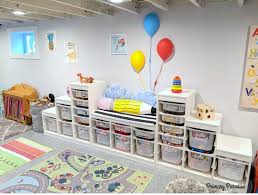 The shelves are arranged at the corners to create space in the room. Dream Playroom A Bright Space For Imaginative Play