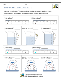 5th Grade Measurement Worksheets