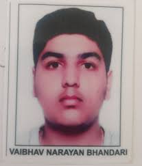 Congratulations to Vaibhav Kumar S/o Vikas Bhandari of Science Stream for  scoring 436/500 (Distinction) in 12th Class Board exam 2023-24