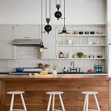 Pynsseu industrial kitchen island pendant lighting. Kingso Pulley Pendant Light 2 Light Kitchen Island Light Adjustable Industrial Rustic Chandelier Farmhouse Vintage Ceiling Lights Fixture For Kitchen Island Dining Room Foyer In Kuwait Whizz Kitchen Dining Features