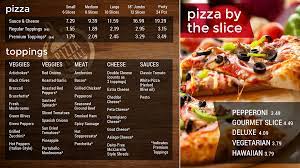 wood grain inspired digital menu board design for pizza paddle in jacksonville fl menu design and software menu boards menu board design digital menu boards