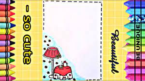 drawing to decorate notebook round table تعليم الرسم تزيين دفاتر decorate notebook cards drawings