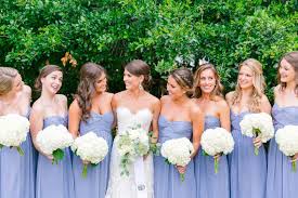 French Blue Cornflower Blue Periwinkle Bridesmaid Dresses With Hydrangeas Queen Cornflower Blue Wedding Periwinkle Wedding Cornflower Blue Bridesmaid Dresses