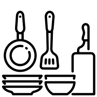 Pin the clipart you like. Kitchen Equipment Icons Download Free Vector Icons Noun Project