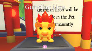 ????i'll be giving away a guardian lion! Adopt Me Lunar New Year Update 2021 Pets Details Games Predator