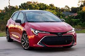 The average price paid for a new 2021 toyota corolla hatchback xse 4dr hatchback (2.0l 4cyl 6m) is trending $2,317 below the manufacturer's msrp. 2021 Toyota Corolla Hatchback Review Trims Specs Price New Interior Features Exterior Design And Specifications Carbuzz