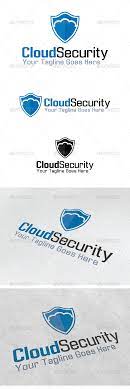 Cloud Security Logo Security Logo Logo Templates Logos