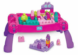 Mega Bloks Build N Learn Table Building Set Pink Mega Mega Bloks Toys Uk Learning Colors