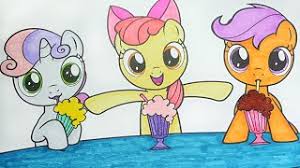 Join in on the fun as kimmi the clown colors in her my little pony coloring & activity book! My Little Pony Coloring Book Mlp Coloring Pages For Kids Cutie Mark Crusaders Youtube