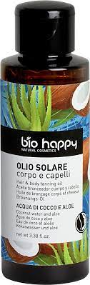 By using a certain ratio of beneficial oils, hair oil can add life and moisture into hair. Bio Happy Coconut Water Aloe Hair Body Tanning Oil 100 Ml Ecco Verde Onlineshop