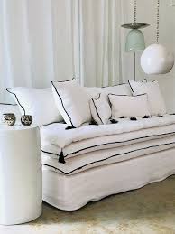 Custom Sofa Washed Linen White Thousand And One Night Furniture Custom Sofa Upholstered Chairs Fabric
