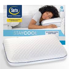 Besides, they are always hypoallergenic and stable for back and side. Serta Staycool Gel Memory Foam Pillow