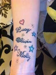 Multiple Name Tattoo Designs Google Search Tattoos For Childrens Names Name Tattoo Designs Tattoo Ideas For Kids Names