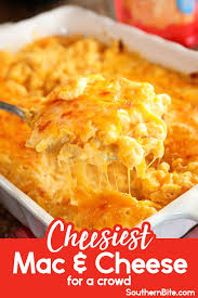 Cheesiest Mac And Cheese For A Crowd Recipe Cheesy Mac And Cheese Best Macaroni And Cheese Recipes