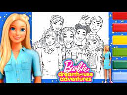 Go team roberts in its 4th and 5th season). Coloring Barbie Dreamhouse Adventures Coloring Page Barbie Ken Nikki Teresa Daisy Renee Youtube