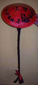 Comment faire le faire le « i » accent circonflexe (i chapeau) en lettre minuscule (î) et majuscule (î) ? Chapeau Chinois A Partir D Une Assiette De Carton Chinese Crafts School Kids Activities Diy Enfant