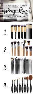 The Best Makeup Brush Sets On Amazon So Many Steals Makeup Brush Set Best Best Makeup Brushes Makeup Brush Set