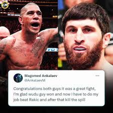 Alex Pereira finishes Magomed Ankalaev in the first round!!!🥊 #chama