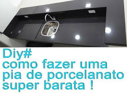 Diy Como Fazer Pia De Porcelanato Super Barata Youtube Pia De Porcelanato Porcelanato Cozinha Porcelanato