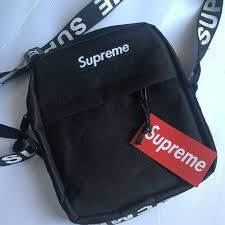 New Supreme Messenger Bag 18ss 44th Box Logo Black Fashion Clothing Shoes Accessories Mensaccessories Bags Ebay Link Bags Messenger Bag Box Logo