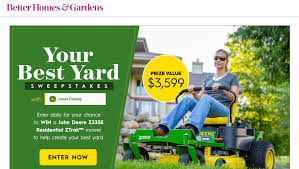 Enter the bhg your best yard with john deere sweepstakes for a chance to win. Www Bhg Com Deeregiveaway Take Better Homes Garden Survey To Win 3599 Cash Survey Land