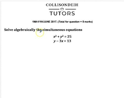 Simultaneous Equations Linear Non Linear Functions Video In 2020 Education Management Linear Function Tutor