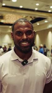 Thank you to Louisiana native and current @lsufootball coach Cortez Hankton  for stopping by the LHSCA Coaches Clinic!