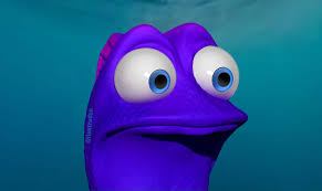 The words lucky fin are used together. Artstation Finding Nemo Gurgle 3d Model Ilustra Dsn
